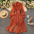 Miriam Aesthetic Dress with Polka Dots Elevated Occasion Wear