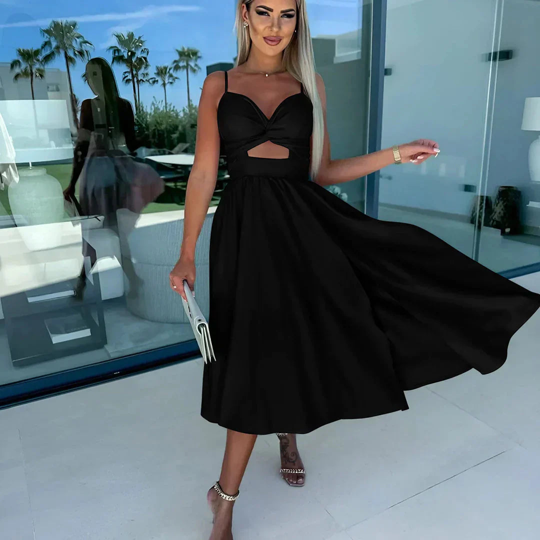 Florencia Premium Summer Dress with a Slit Designer Edit