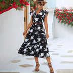 Lourdes Chic Summer Dress Elevated Occasion Wear