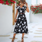 Lourdes Chic Summer Dress Elevated Occasion Wear
