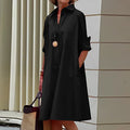 Alba Elevated Fashionable Shirt Dress Evening Wear Edit