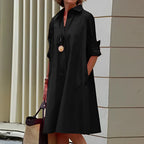 Alba Elevated Fashionable Shirt Dress Evening Wear Edit