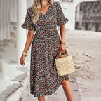 Lena Elevated Women's Casual Floral Summer Dress Evening Wear Edit