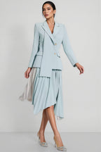 Edward Gray Ruched Blazer Set