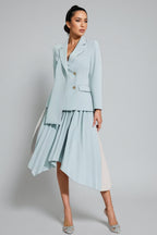 Edward Gray Ruched Blazer Set