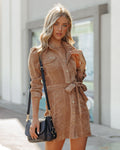 Blakey Button Down Corduroy Dress FINAL
