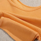 DressBetty - Solid Basic Seamless Streetwear Tank Tops