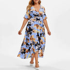 Imogen Floral Maxi Dress for Women Elegant Evening Look
