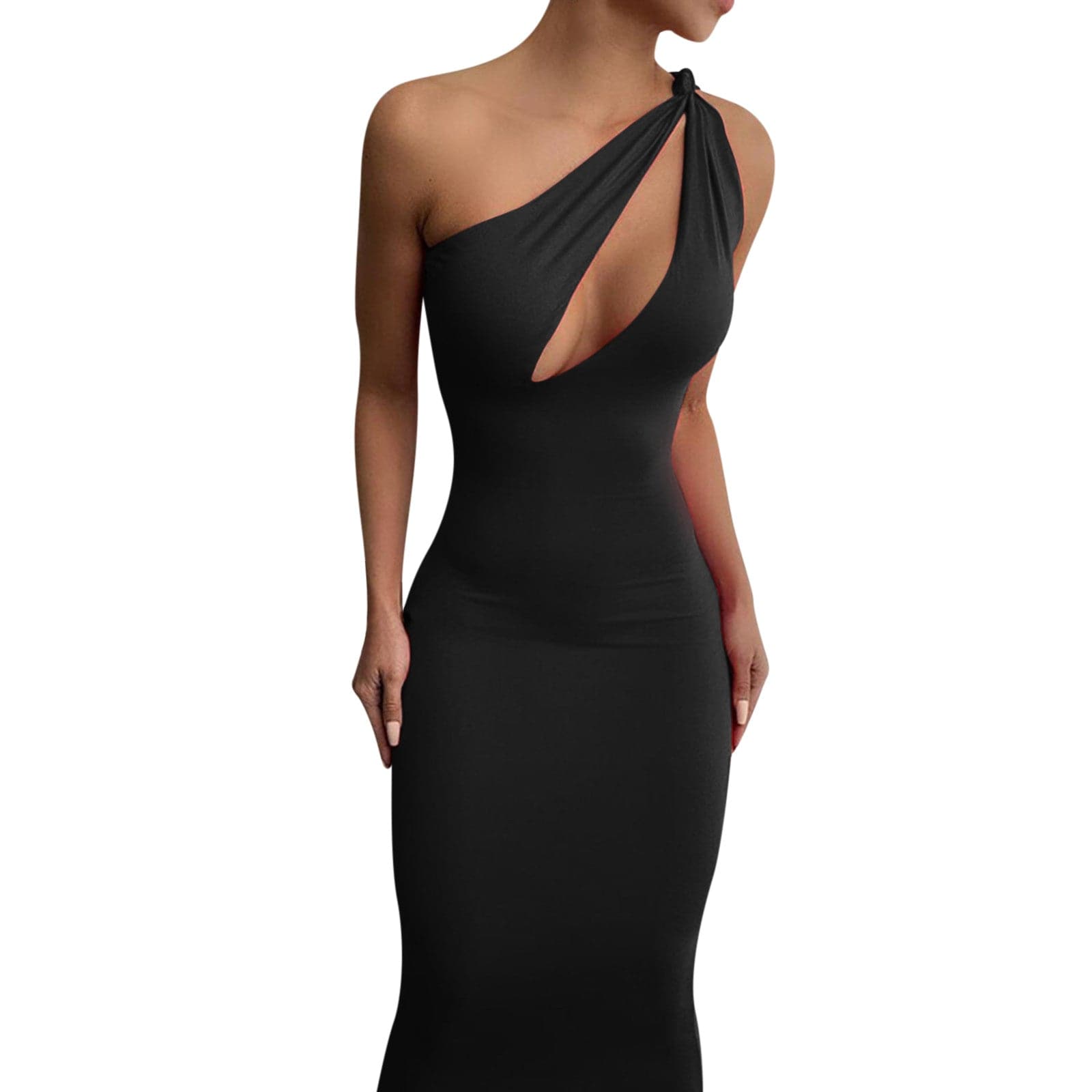 DressBetty - Women  Summer Elegant Black Sleeveless Birthday Party Dress