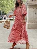 Bohemian Beauty Green Maxi Dress