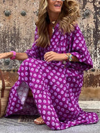 Bohemian Beauty Green Maxi Dress
