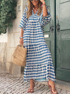 Bohemian Beauty Green Maxi Dress