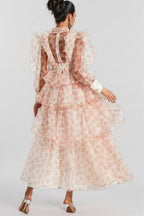Irvan Crushed Mesh Maxi Dress
