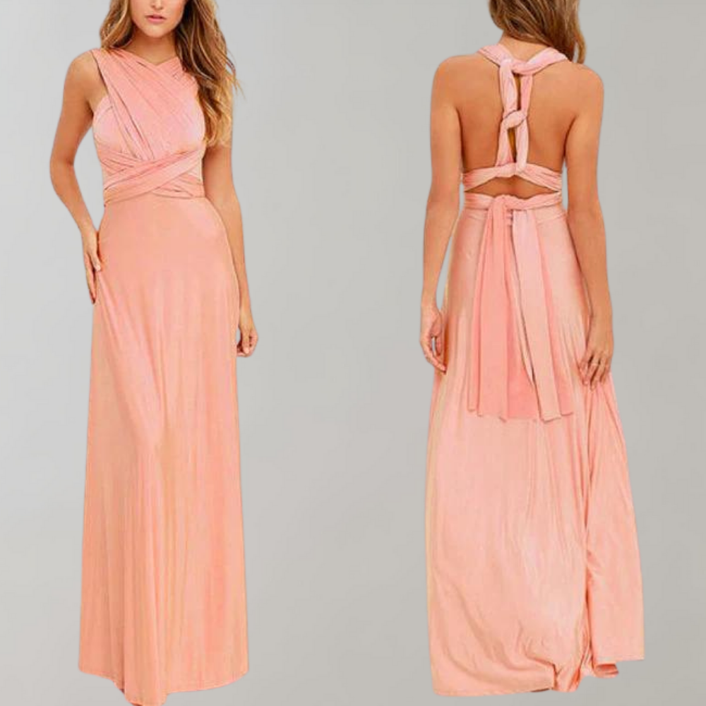 Nuala Statement Wrap Dress for Summer Designer Edit