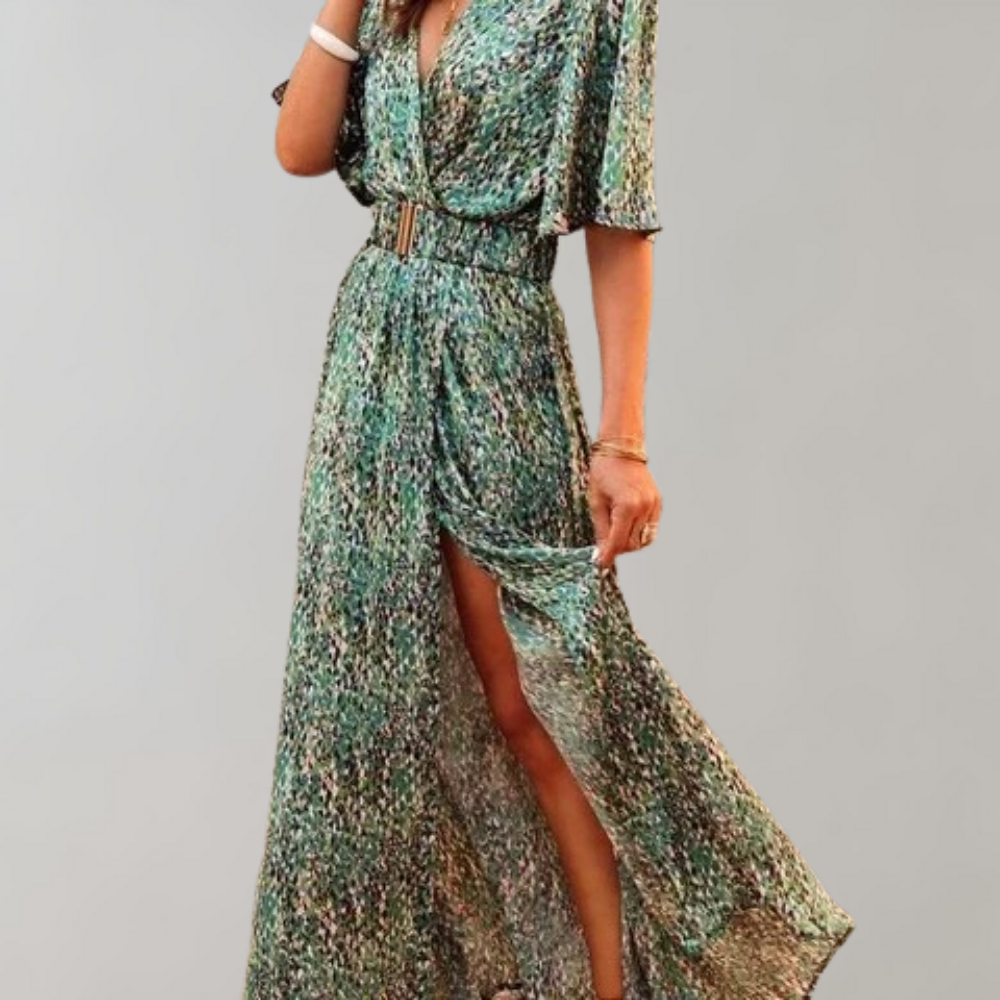 Cecilia Chic Maxi Summer Dress Elevated Occasion Wear