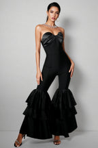Soreld One-Shoulder Ruffle Jumpsuit