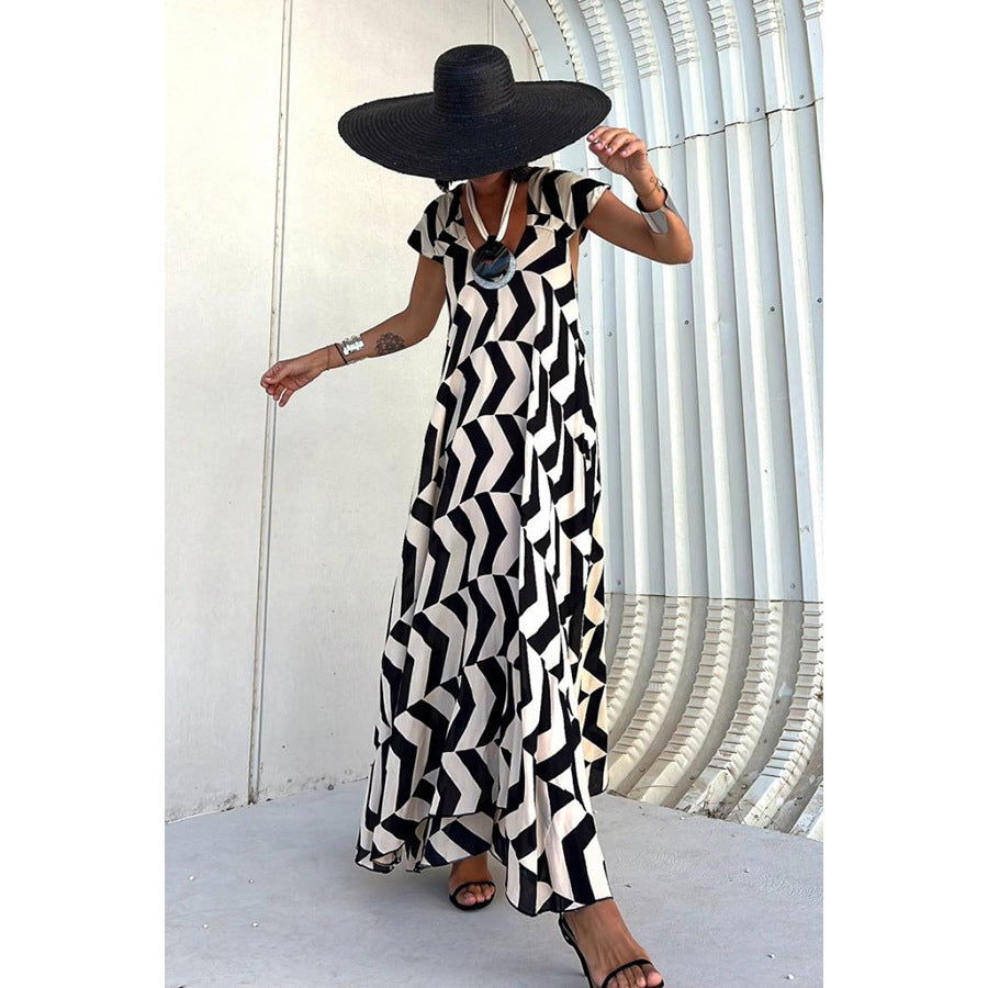Casual Dress Holiday Loose Big Hem Dress for