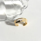 Celeste Gem - Open-Band Gold Ring