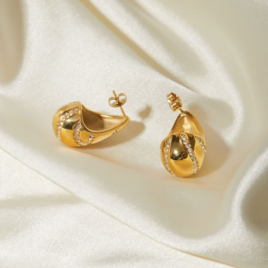 Celeste Sparkle Drop Earrings