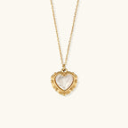 Celestia Heart Pearl Necklace