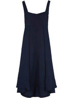 Chic Empire Waist Strap Midi Dress