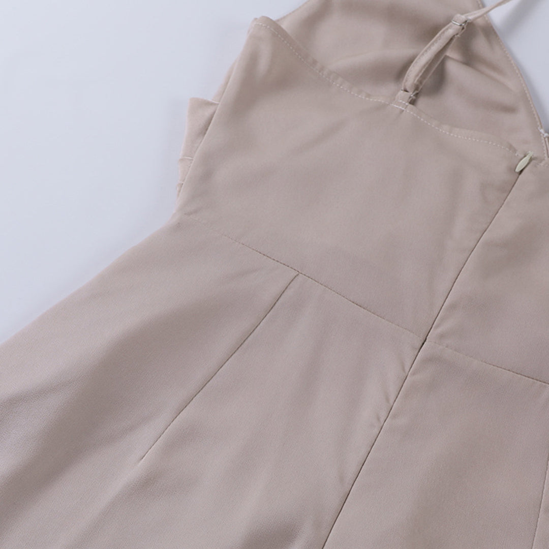 Lucía Premium V Neck Dress Elevated Occasion Wear