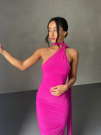 Felina - One Shoulder Cut - Out Maxi Dress
