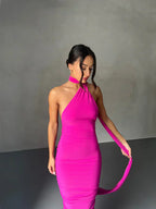 Felina - One Shoulder Cut - Out Maxi Dress