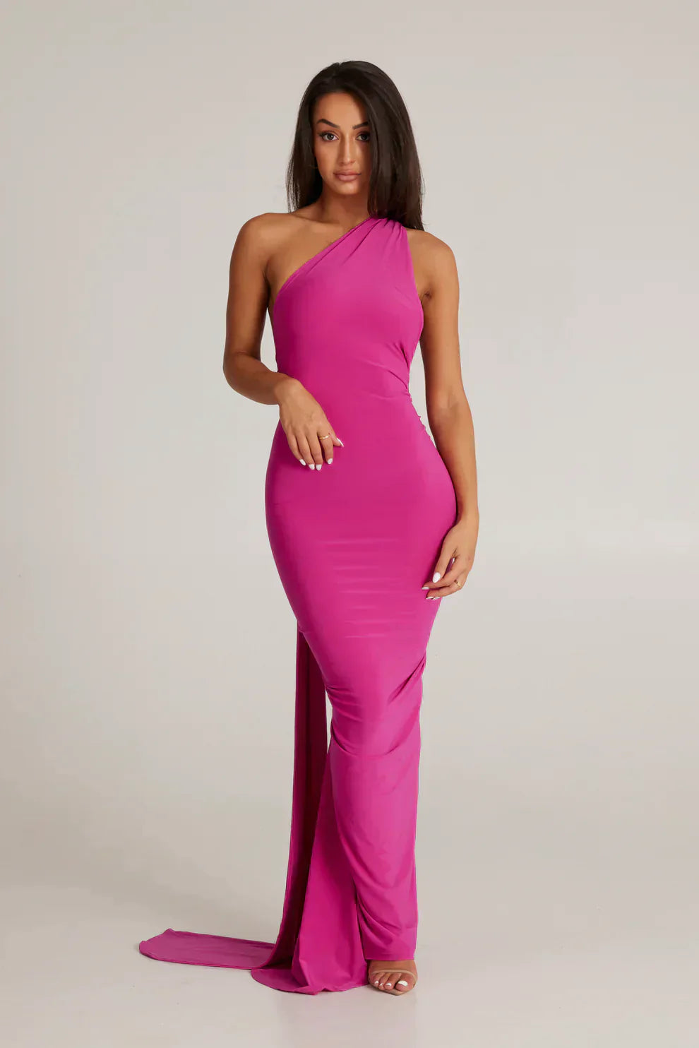 Felina - One Shoulder Cut - Out Maxi Dress