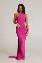 Felina - One Shoulder Cut - Out Maxi Dress