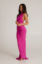 Felina - One Shoulder Cut - Out Maxi Dress