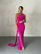 Felina - One Shoulder Cut - Out Maxi Dress