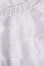 Cotton Tie straps Tiered Cami Babydoll Dress