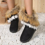 Fleece Thickened Warm Flat Nonslip Winter Snow Boot