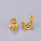 Cradle Hoop Earrings