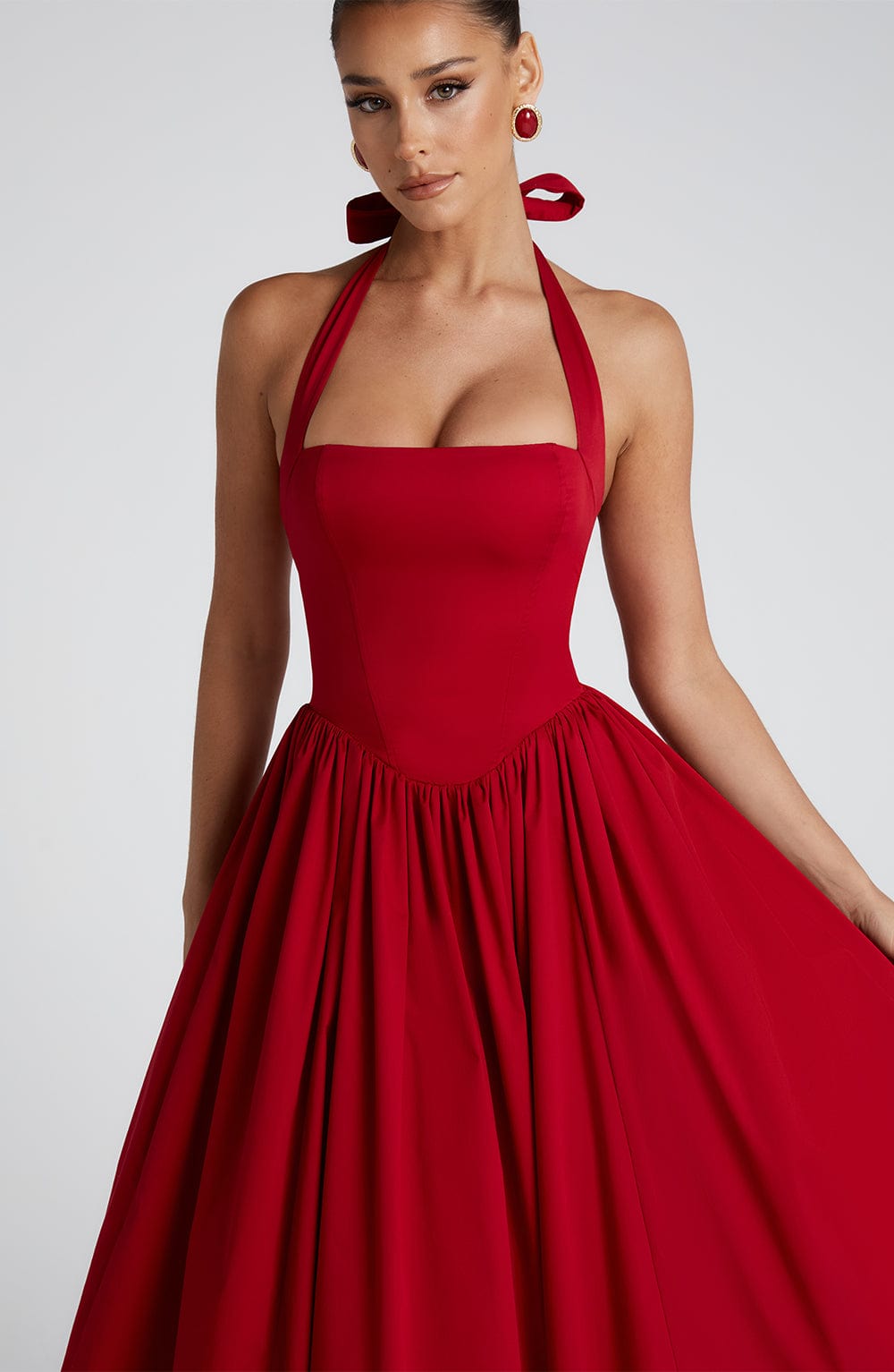 Alba Elegant Midi Dress