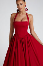 Alba Elegant Midi Dress