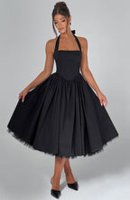 Alba Elegant Midi Dress