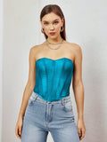 Crisscross Back Tube Top