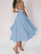 Rita Effortless V Neck Dress Statement Occasion Edit
