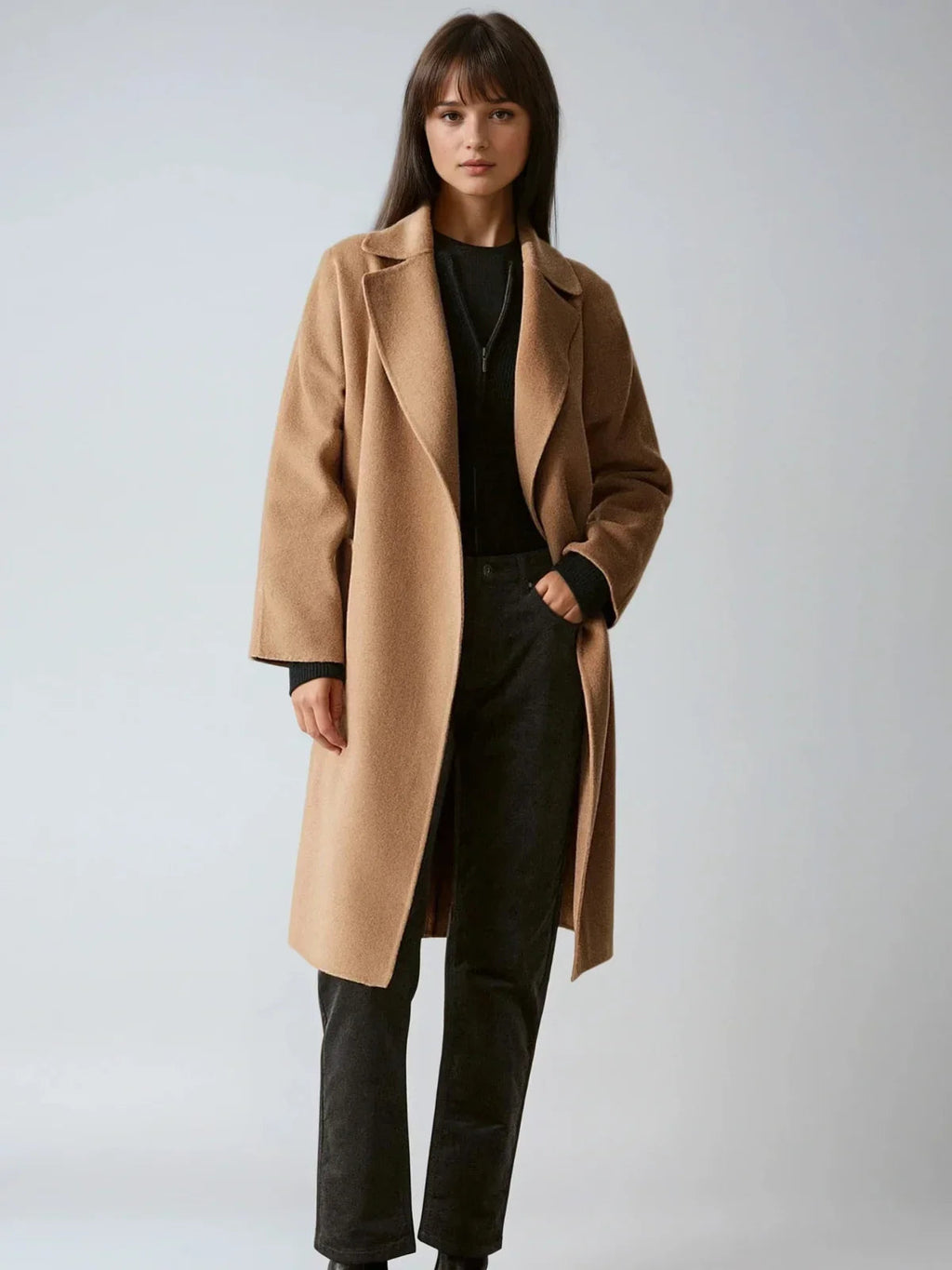 Classic Elegance Woolen Overcoat