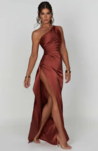 Ariana Premium Satin Maxi Dress Designer Edit