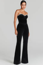 Tamsin Black Skinny Sheath Jumpsuit