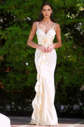 Paige 3D Floral Halter Maxi Dress