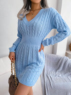Paloma Chic Knitted Mini Dress Evening Wear Edit