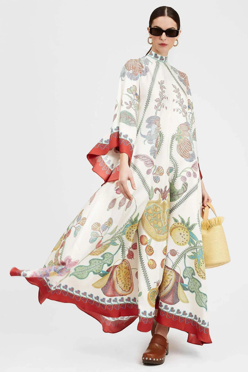 Katherine Elevated Printed Maxi Dress Chic Silhouette Collection