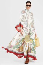 Katherine Elevated Printed Maxi Dress Chic Silhouette Collection