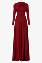 Silila Cut Out Long Sleeve Maxi Dress