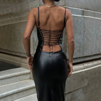 Solid Bandage Party Dress