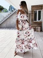 Patricia Boutique Maxi Dress Floral Off Shoulder Elevated Occasion Wear